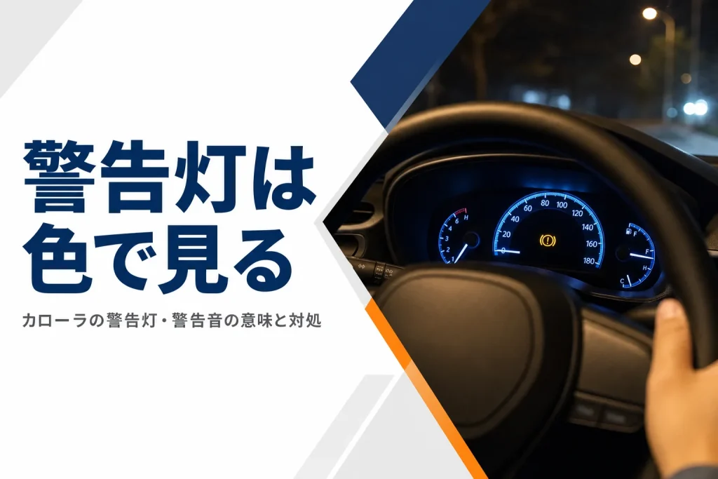 夜の車内で点灯しているデジタルメーター